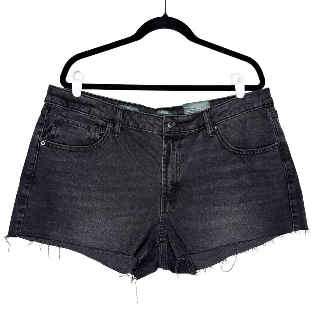 Wild Fable Low Rise Cutoff Denim Shorts Size 16 Y2K Grunge Streetwear Alt Edgy